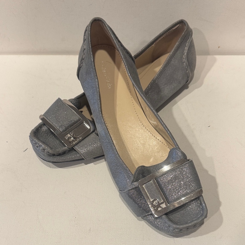 VINTAGE CALVIN KLEIN Gray Women's Loafers